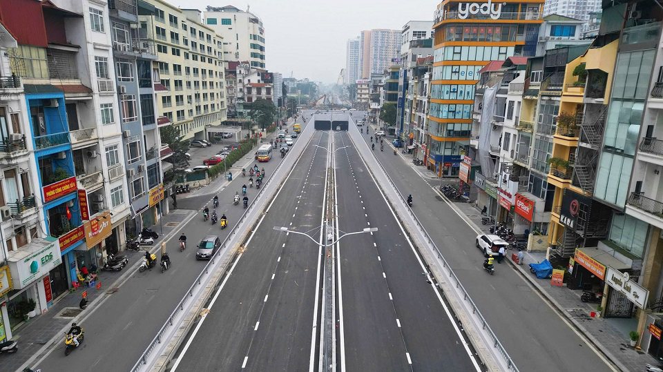 hầm chui Kim Đồng vành đai 2.5
