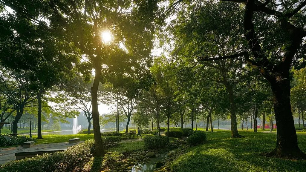 không gian sống xanh Centra Park Yên Sở