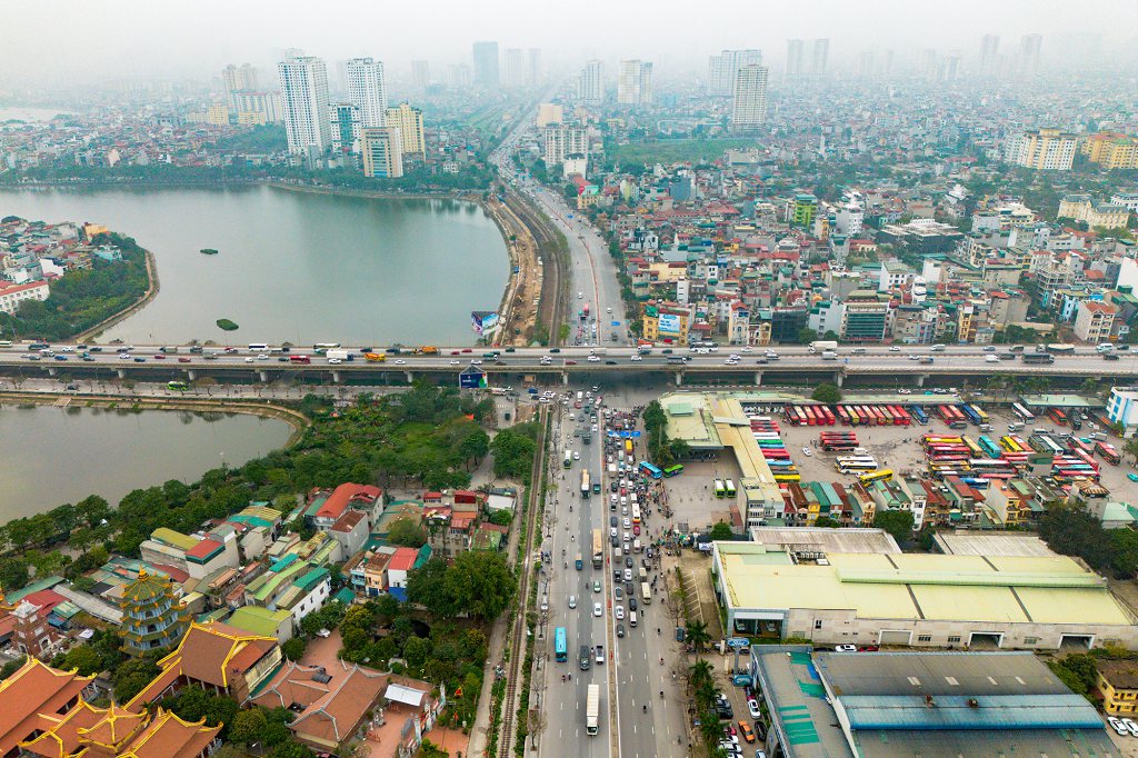 mở rộng đường Giải Phóng lên 90m