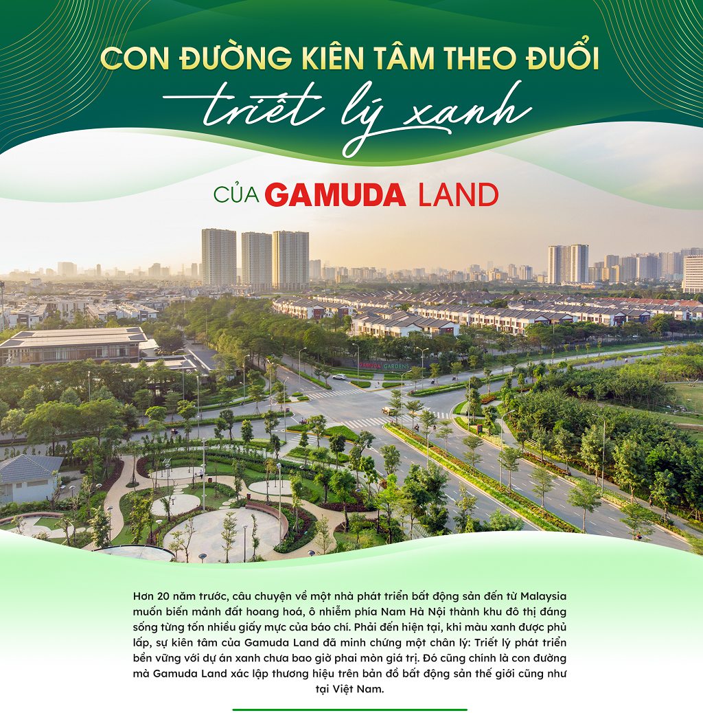 triết lý xanh gamuda land việt nam