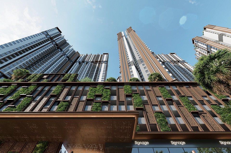 kiến trúc tòa gamuda central park