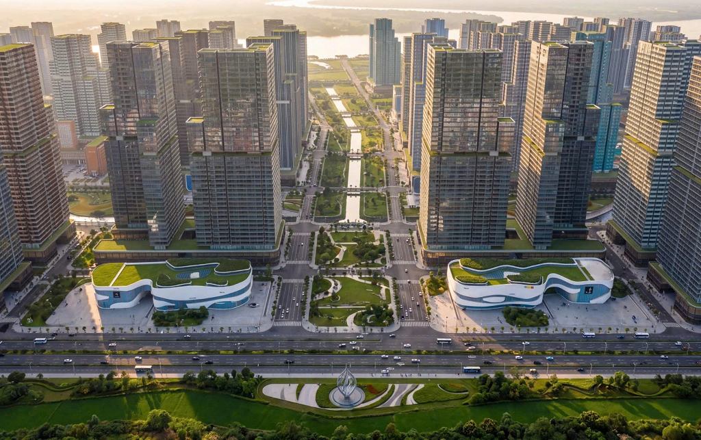 chung cư khu đô thị ven sông Hồng phường Lĩnh Nam